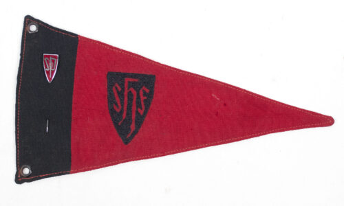 Sudetendeutsche Heimatfront (SHF) pennant + SDP memberpin (pre-1935!)