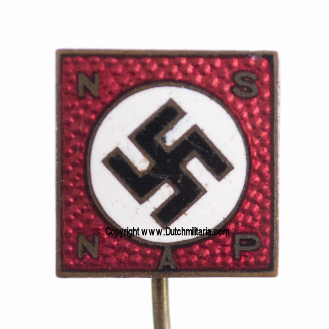 Nationaal-Socialistische Nederlandsche Arbeiderspartij (NSNAP) Haighton dutch early fascist Memberbadge (EXTREMELY RARE!)