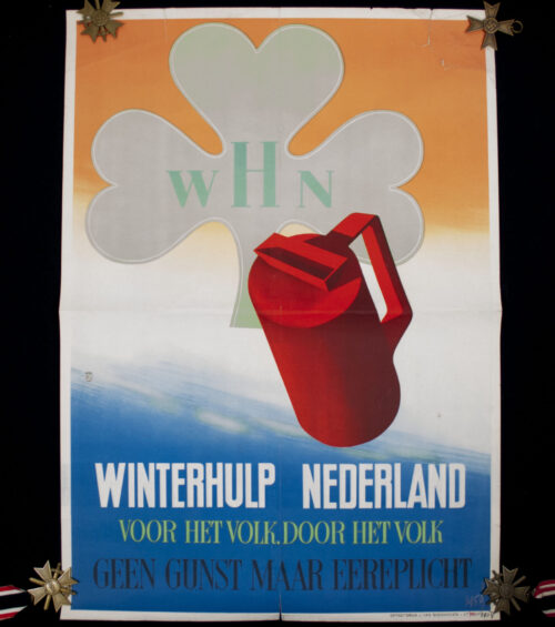 (Poster) Winterhulp Nederland (WHN) - Voor het volk. Door het volk. (1940)