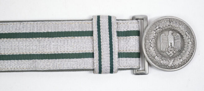 Wehrmacht (Heer) Officers parade belt and buckle (Maker Assmann)