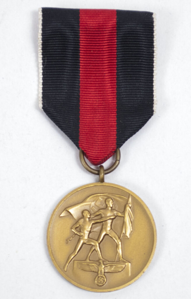 Sudetenland Annexation medal + etui (1938)