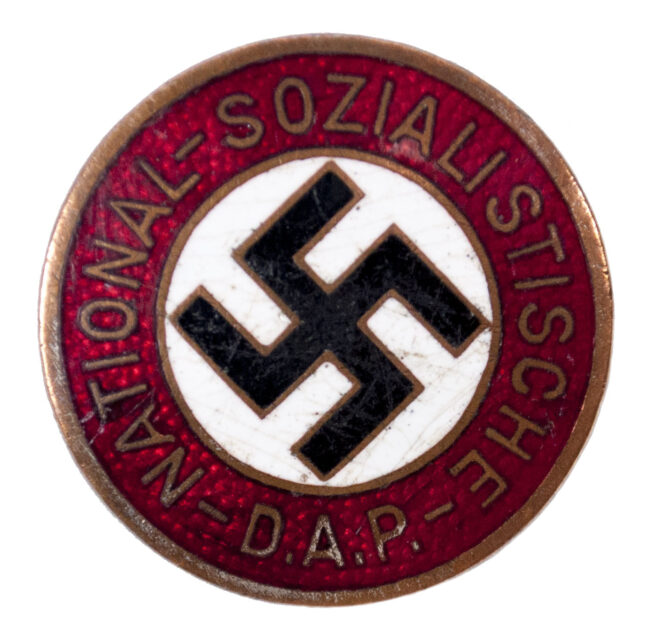 NSDAP Memberbadge Transitional RZM 72 (Fritz Zimmermann)