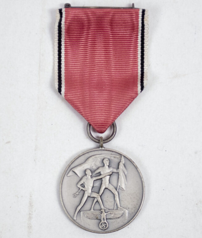 Anschluss medaille + etui Austria annexation medal + case (1938)