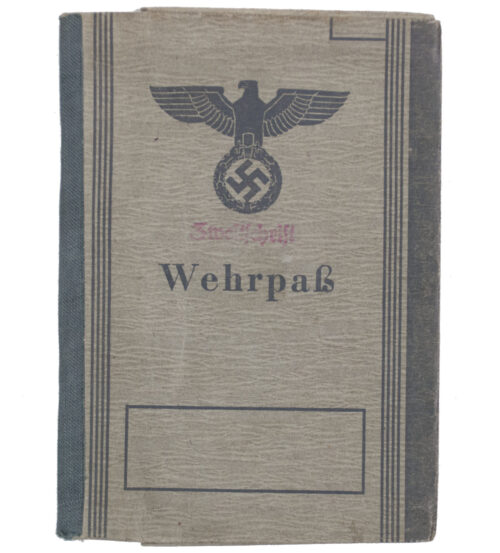 Wehrpass Wehrbezirkskommando Leitmeritz (1943)