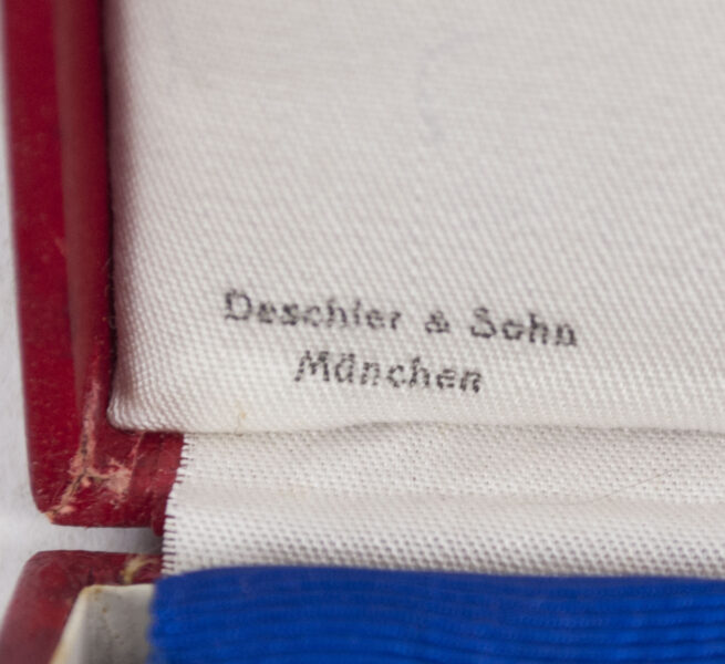 Treue Dienst 40 Jahre + etui (Maker Deschler & Sohn München)
