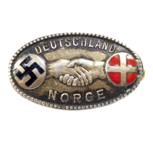 (Norway) Deutschland - Norge friendship badge (very rare!)