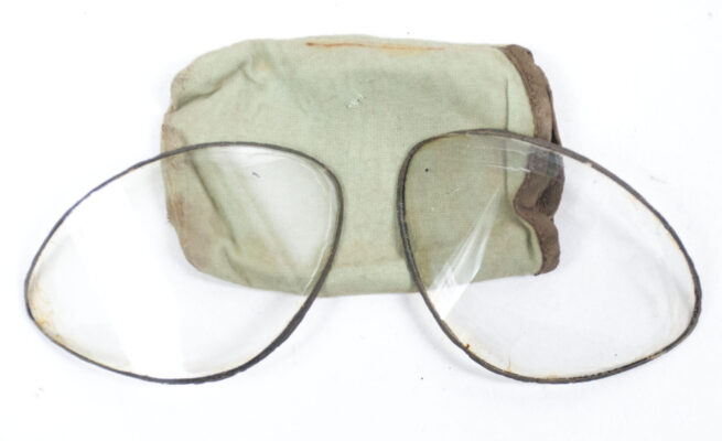 Wehrmacht (Heer) Kradmelderbrille goggles in box