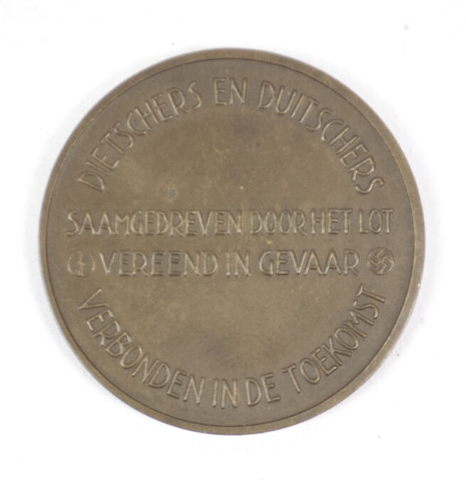(NSB) Lotsverbondenheid Penning 14 Mei 1940 (NSB Common Destiny plaque). Awared to NSB member who had been interned during the German invasion of May 1940. In very good condition.