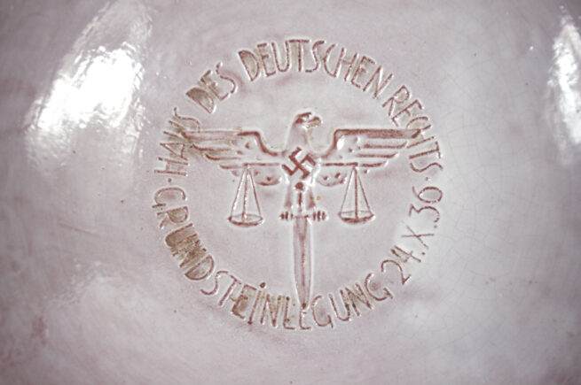 (Plate Teller) Haus des Deutschen Rechts Grundsteinlegung 24.X.36 (by Nymphenburg)