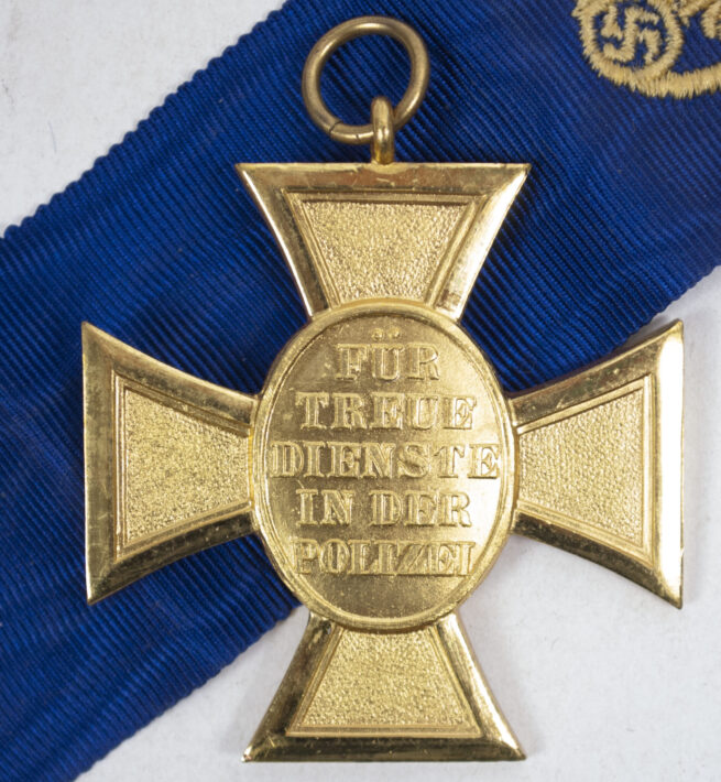 Polizei Dienstauszeichnung 25 Jahre mit Etui / Police 25 Years service medal + case