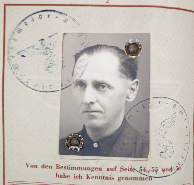 Wehrpass Wehrbezirkskommando Leitmeritz (1943)