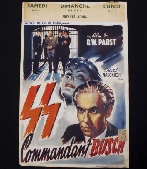 (Movieposter) SS Commandant Busch (1949)
