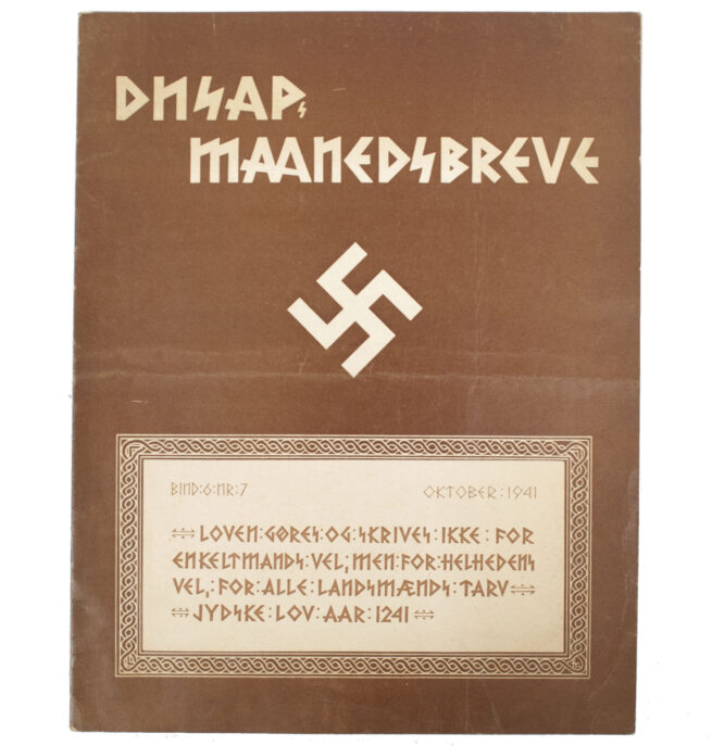 (Denmark) D.N.S.A.P. Magazine Maanedsbreve Oktober 1941