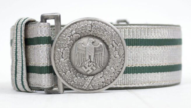 Wehrmacht (Heer) Officers parade belt and buckle (Maker Assmann)