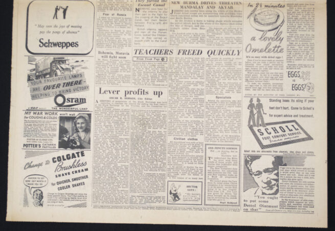 Newspaper-Market-Garden-News-Chronicle-September-22-1944-NAZIS-ARE-GETTING-OUT-OF-ARNHEM