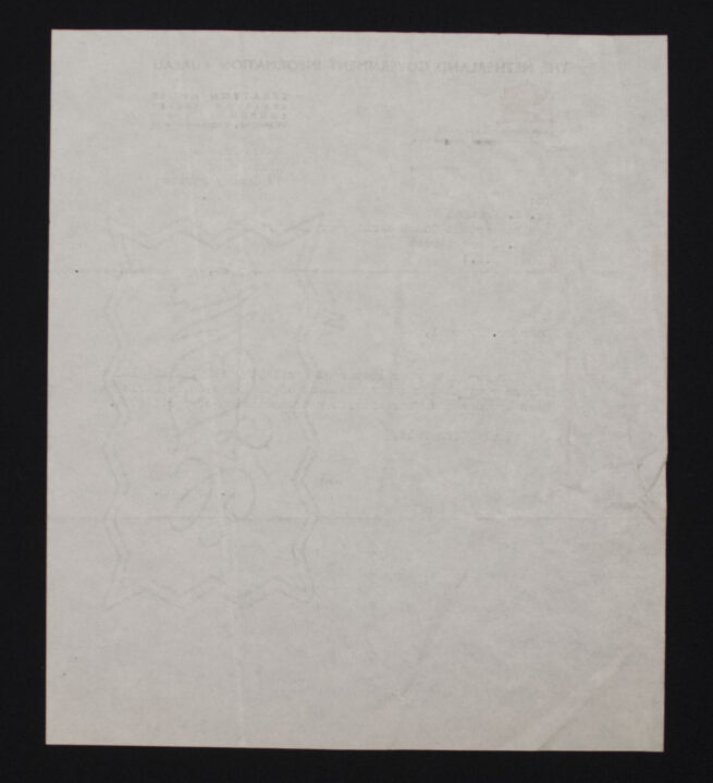 Dutch-Government-Information-Bureau-document-with-Lou-De-Jong-Autograph-18-04-1945