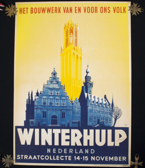 (Poster) Winterhulp Nederland (WHN) - Het bouwwerk van en voor ons volk (1941)