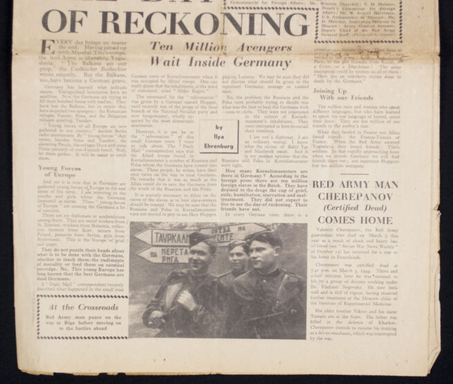 Newspaper-Soviet-War-News-weekly-No.144-October-19-1948