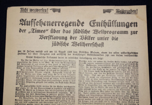 (Pamphlet) NSDAP Ausgebeutete aller Völker! (ca. 1928)