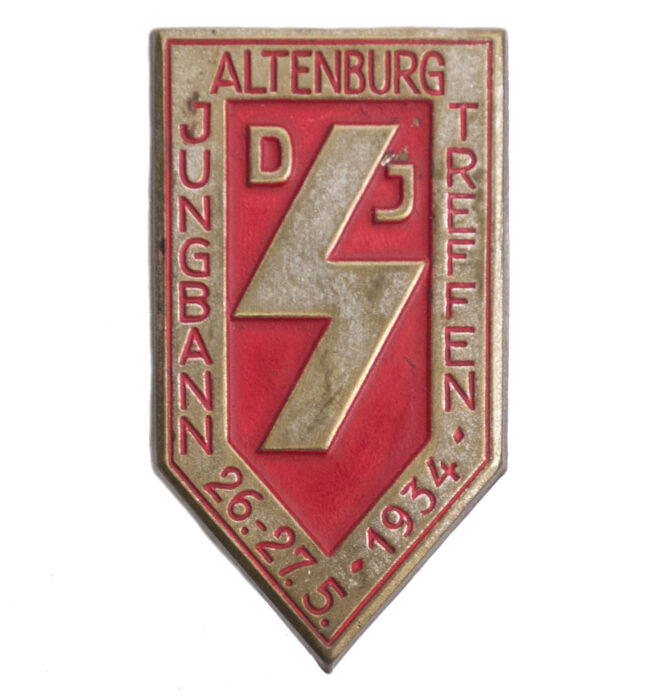 Hitlerjugend (HJ) Jungbann Altenburg Treffen 26.-27.5. 1934 abzeichen