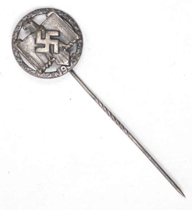 DRL NSRL silver sportbadge stickpin badge (Ges Gesch)