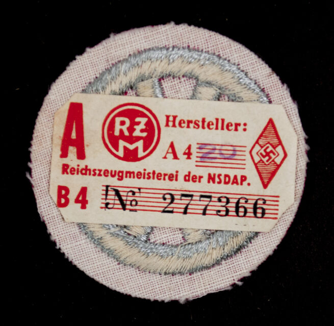 Hitlerjugend (HJ) Motor-HJ Ärmelabzeichen (With RZM tag)