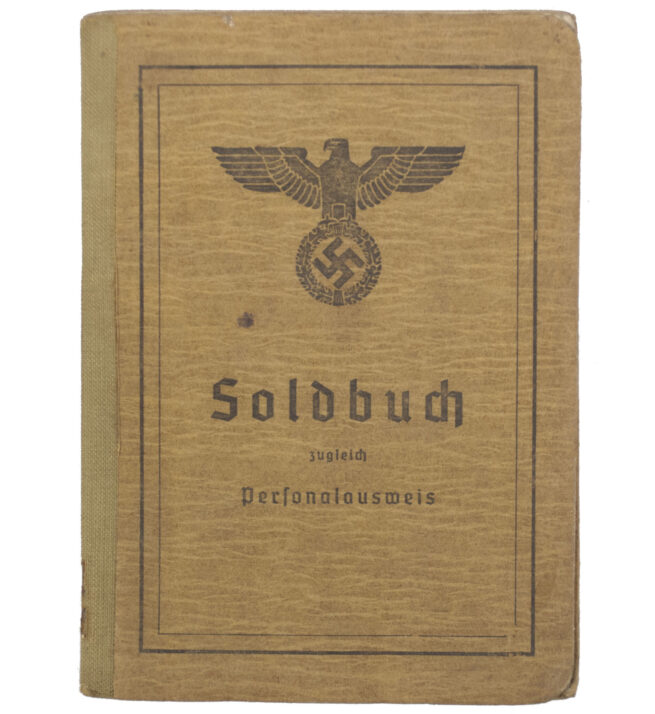 Soldbuch + Wehrpass Bau-Ers.-Batl.G (Last ditch 21. März 1945)