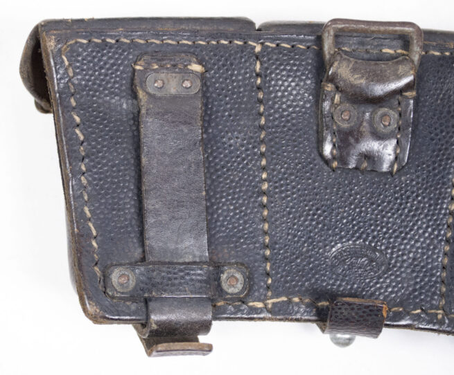 K98 Ammunition pouch by maker E.G. Leuner GMBH Bautzen (1942)