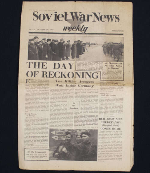 (Newspaper) Soviet War News weekly No.144 October 19 (1944)