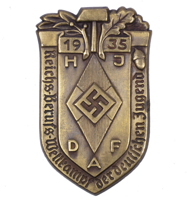 Hitlerjugend (HJ) Reichsberufs Wettkampf der Deutschen Jugend 1935 abzeichen