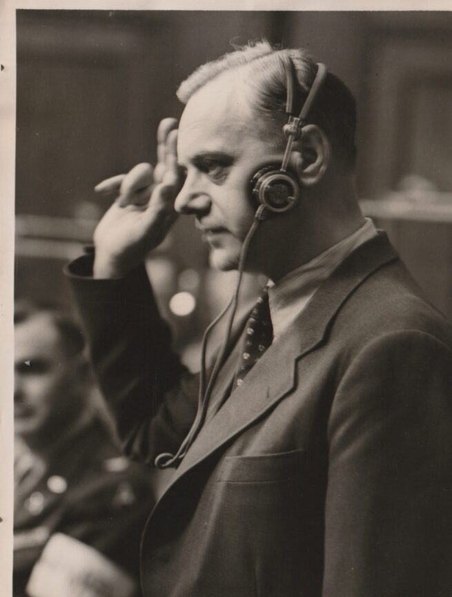 (Pressphoto) Nuremberg Trials Rosenberg
