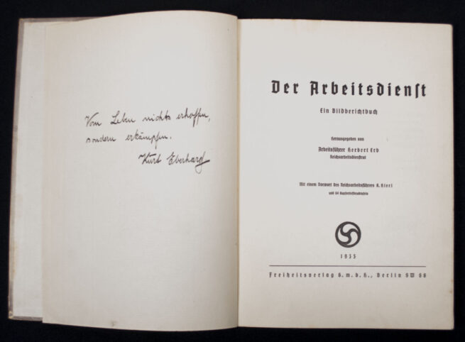 (Book) Der Reichsarbeitsdienst Ein Bilderberichtbuch (1935)