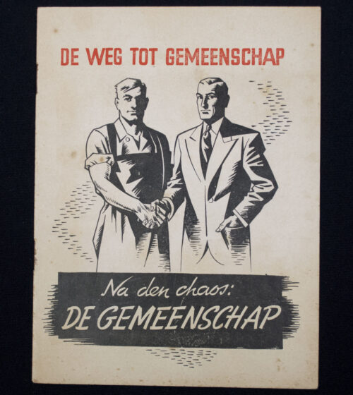 (Brochure) Nederlandsche Arbeitsfront (NAF) De Weg to Gemeenschap