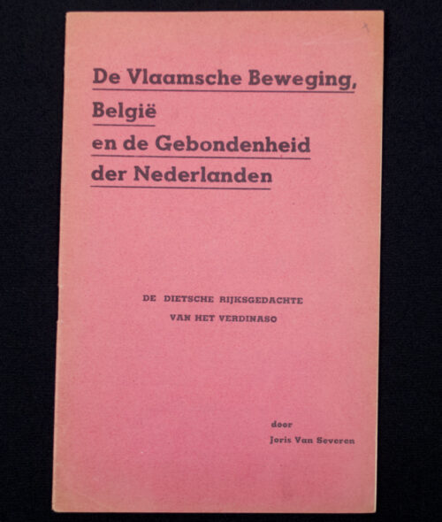 (Brochure Verdinaso) De Vlaamsche Beweging Blegië en de Gebondenheid der Nederlanden
