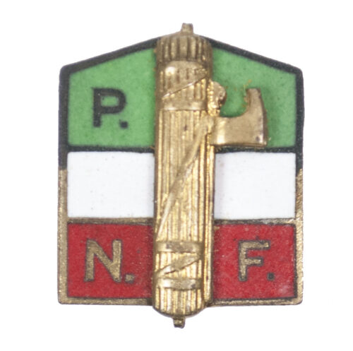 (Italy) P.N.F. membership buttonhole badge