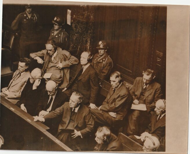 (Pressphoto) Nuremberg Trials - nazi war chiefs face trial at Nuernberg