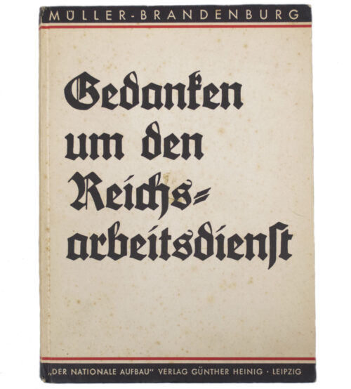 (Book) Gedanken um den Reichsarbeitsdienst (1941)