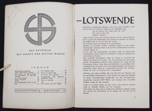 (BrochureFlemish) SS Germanische Leithefte - Antwerpen. 1941. Nr.2