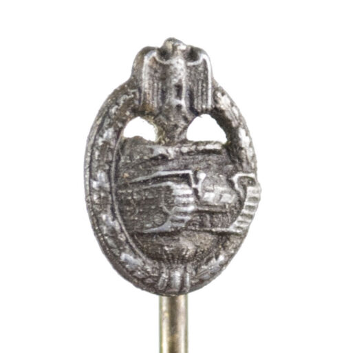 Panzerkampfabzeichen (PKA) Panzer Assault Badge (PAB) miniature Baby Panzer stickpin