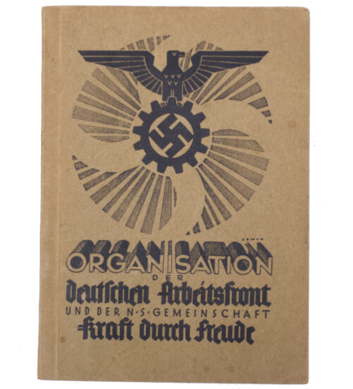 (Book) Organisation der Deutschen Arbeitsfront under N.S. Gemeinschaft Kraft durch Freude (1939)