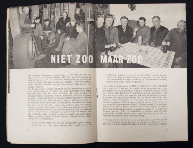 (Brochure) Nederlandsche Arbeitsfront (NAF) Reinheid in de bedrijven