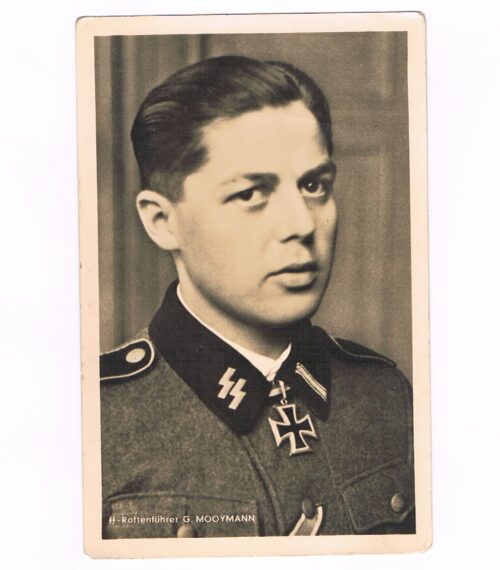 (Postcard) Ritterkreuzträger SS-Rottenführer Gerardus Mooyman, 14.SS-Freiwilligen-Legion Nederland - RARE!