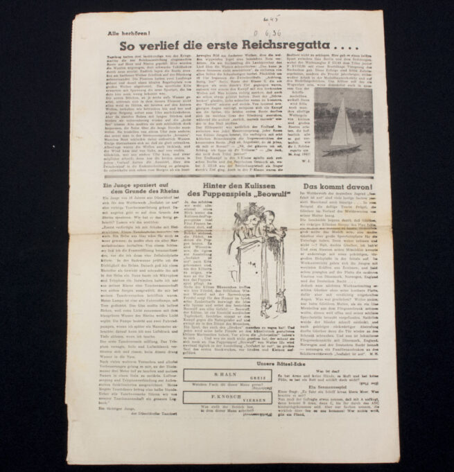 (Newspaper) Rundum die Ausstellung Seefahrt ist Not September 1941 - Nr.1