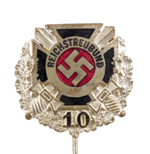 Reichstreubund ehemaliger Berufssoldaten (RTB) 10 year membership badge In good condition. Pin not pictured but long and undamaged.