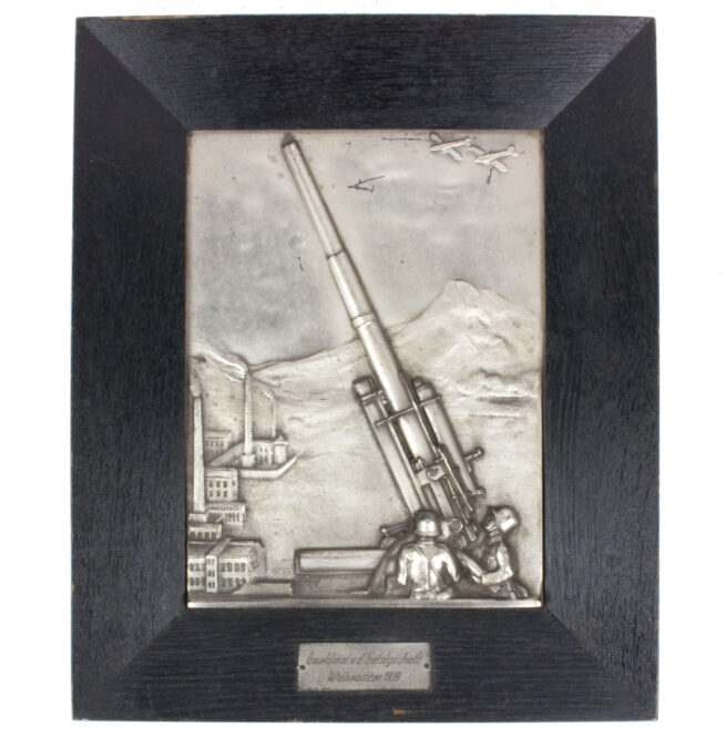 Large Flak Flugabwehrkanone plaque (38x31 cm)