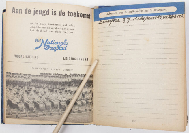 (NSB) Nationale Jeugdstorm Zakboek - NAMED (1943)