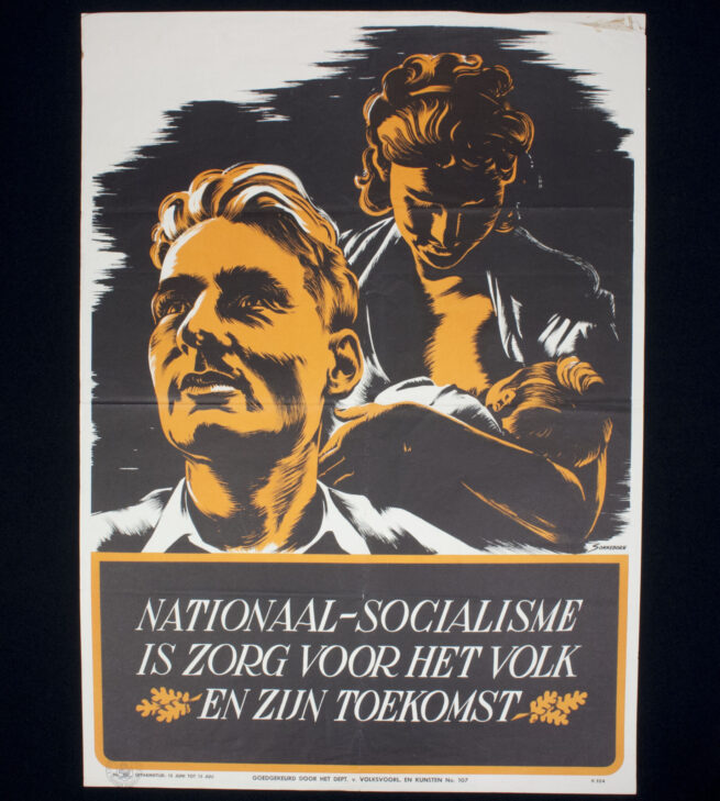 Poster-NSB-Nationaal-Socialisme-is-zorg-voor-het-volk-en-zijn-toekomst-1942