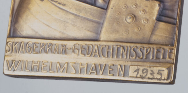 Skagerrak-Gedächtnisspiele Wilhelmshaven 1935 plakette