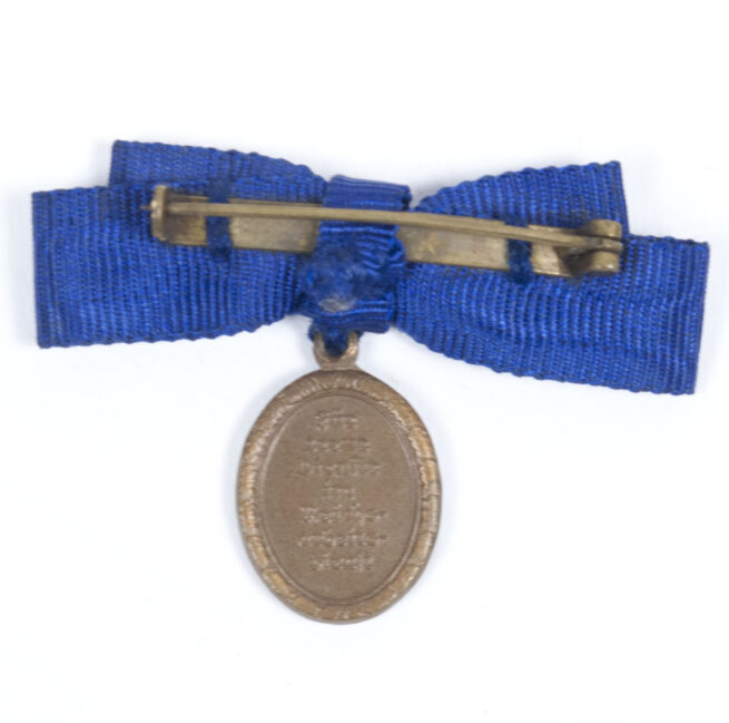 Miniature medal Reichsarbeitsdienst Dienstauszeichnung in bronze 4 years (for women)