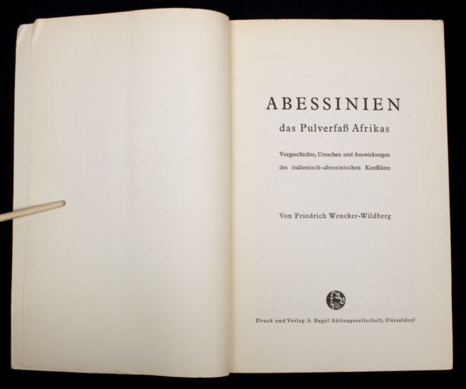 Book-Friedrich-Wencker-Wildberg-Abessinien-das-Pulverfass-Afrikas-1935